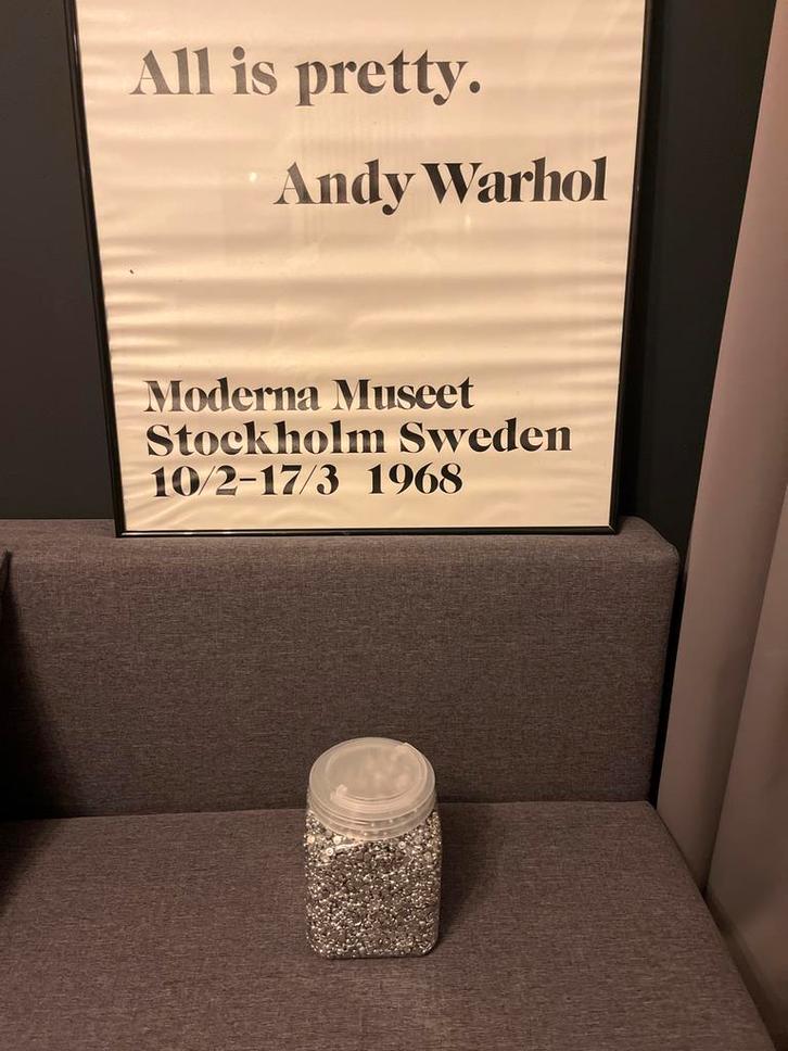 Kristal Deco Pot Zilver - 1,5 kg, Hobby en Vrije tijd, Knutselen, Nieuw, Materiaal, Ophalen of Verzenden