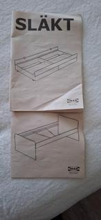 Bed met onderbed en opberger, Huis en Inrichting, Ophalen, 90 cm, Wit, Tweepersoons