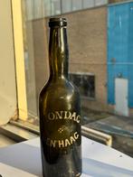 Bodemvondst 1890 fles J ZONDAG DEN HAAG pand Westeinde 10, Antiek en Kunst, Antiek | Glas en Kristal, Verzenden