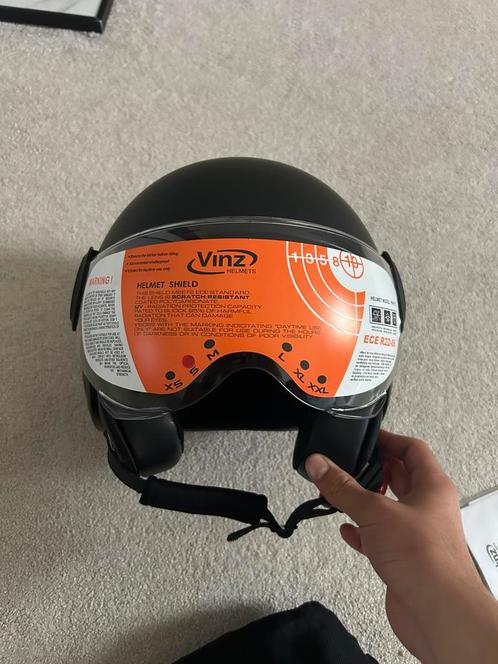 Vinz helm maat s, Fietsen en Brommers, Brommerhelmen, Nieuw, Small, Ophalen of Verzenden