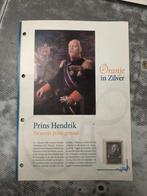 Oranje in zilver Prins Hendrik zilvere postzegel, Ophalen