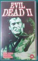 VHS VIDEO. EVIL DEAD 2. UK IMPORT., Vanaf 16 jaar, Ophalen of Verzenden, Zo goed als nieuw, Horror