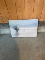 Mooi zwaan schilderij, Ophalen of Verzenden, Zo goed als nieuw, Rechthoekig, Minder dan 100 cm