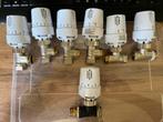 7st zgan thermostatische radiatorkranen incl knop, Ophalen of Verzenden, Zo goed als nieuw