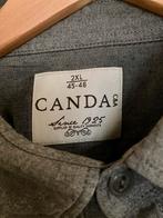 CANDA Grijs Overhemd 2XL - Zo Goed Als Nieuw, Ophalen of Verzenden, Zo goed als nieuw, Overige halswijdtes, Canda