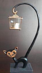 Zeer fraai Kat Beeldje met Thermometer - Poes  Cat, Ophalen of Verzenden