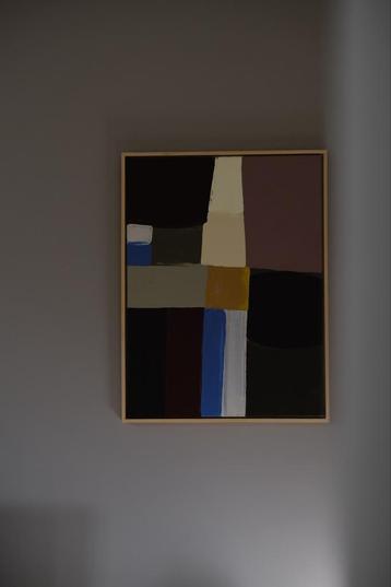 Abstract Schilderij Ingelijst beschikbaar voor biedingen