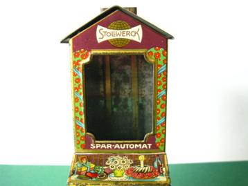 Stollwerck Roodkapje mechanische blikken spaarpot 1910 beschikbaar voor biedingen