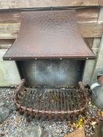 Openhaard kap met rooster - Overpelt, Huis en Inrichting, Haarden, Ophalen of Verzenden, Gebruikt, Inzethaard, Houthaard