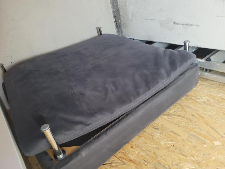 Ikea Söderhamn hocker donkergrijs, Huis en Inrichting, Banken | Bankstellen, Gebruikt, Minder dan 150 cm, Stof, Ophalen