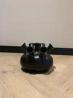 Tulpenvaas zwart colmore, Huis en Inrichting, Woonaccessoires | Vazen, Ophalen, Nieuw, Zwart, Minder dan 50 cm