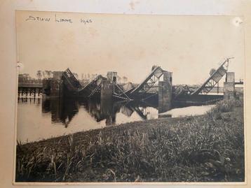 Fotoboek 4 Stuw Linne Herstel W2 oorlogsschade beschikbaar voor biedingen