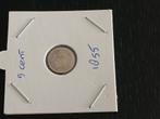 Zilveren 5 cent munt uit 1855 Willem III Nederland, Koning Willem III, Zilver, Ophalen of Verzenden, Losse munt