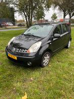 Nissan Note 1.6 16V 2006 Zwart, Auto's, Voorwielaandrijving, Zwart, 4 cilinders, Zwart