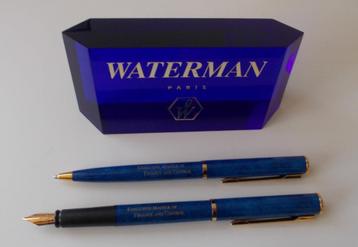 Waterman gouden vulpen + balpen (showroom model UvA) beschikbaar voor biedingen