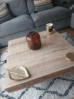 Salontafel (mangohout), Ophalen, 50 tot 100 cm, Rond, 50 tot 100 cm