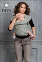 Mei Tai Sling draagdoek Diva Basico Cacao kleur, Ophalen, Zo goed als nieuw, Draagdoek