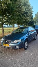 Subaru Legacy 2.5 Outback AWD 2005 Blauw, Auto's, Zwart, 4 cilinders, Legacy, Blauw