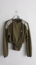 Adidas  Dames Trainingspak - Olijfgroen Maat M, Ophalen of Verzenden, Zo goed als nieuw, Maat 38/40 (M)