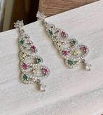 schitterende kristal / strass Kerst oorbellen Kerstboom, Overige materialen, Hangers, Met strass, Nieuw