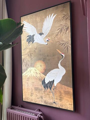 Schilderij Kraanvogels beschikbaar voor biedingen