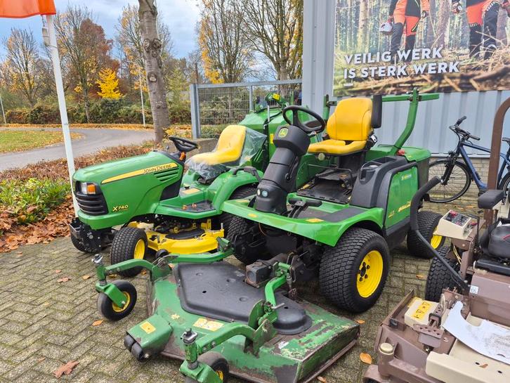 John deere 1435 diesel frontmaaier, Tuin en Terras, Zitmaaiers, Gebruikt, 120 cm of meer, Elektrische starter, Ophalen