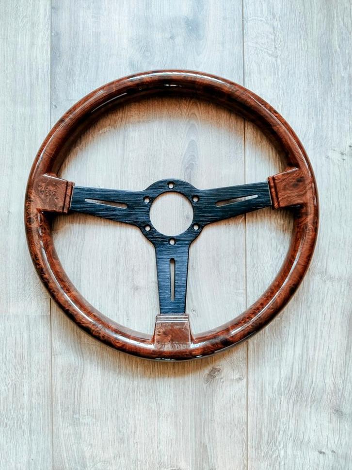 Sportstuur hout klassieke Vintage Nardi stijl., Auto diversen, Tuning en Styling, Ophalen of Verzenden