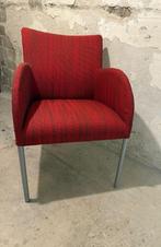 Acht moderne woonkamer stoelen, Ophalen, Gebruikt, Rood, Metaal