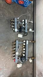 2 vloerverwarming verdelers met pompschakelaar, Ophalen of Verzenden