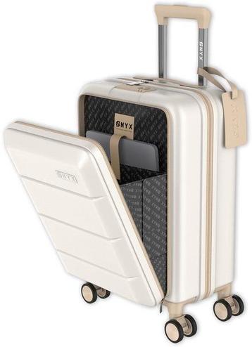 Onyx Koffer Handbagage - Dubbel TSA Slot - 35L - Beige beschikbaar voor biedingen