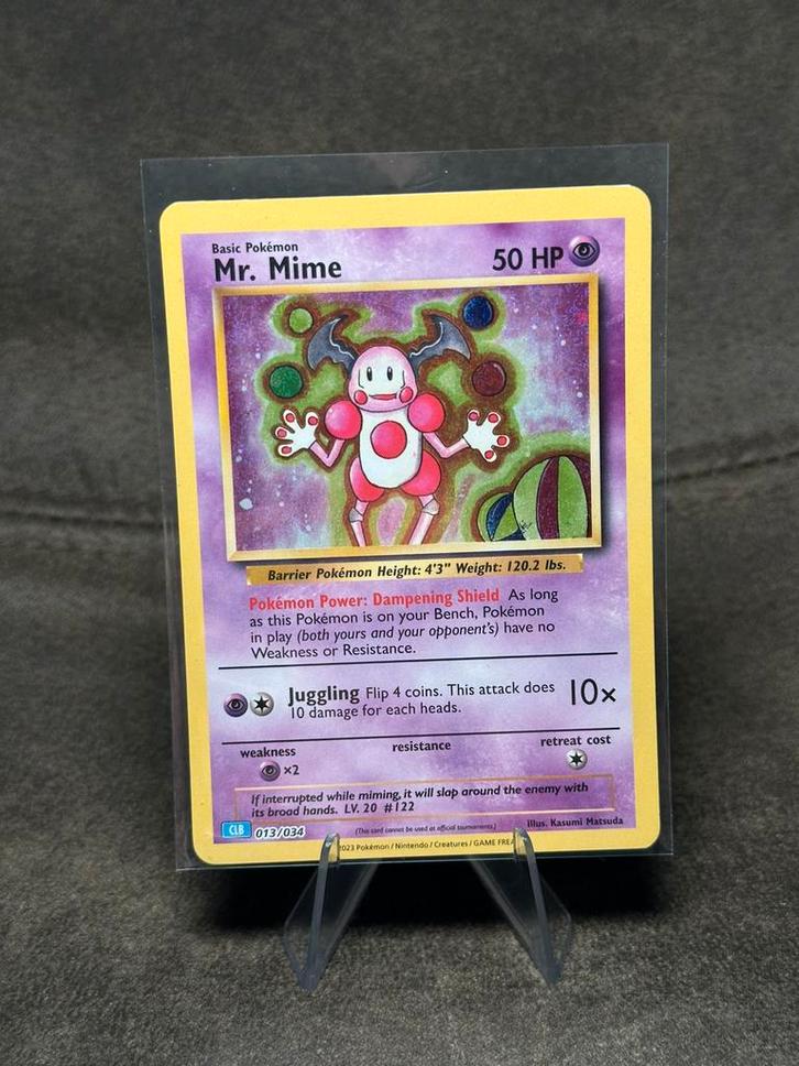 Mr. Mime #13 013/034 (Pokemon TCG Classic: Blastoise Deck), Hobby en Vrije tijd, Verzamelkaartspellen | Pokémon, Zo goed als nieuw