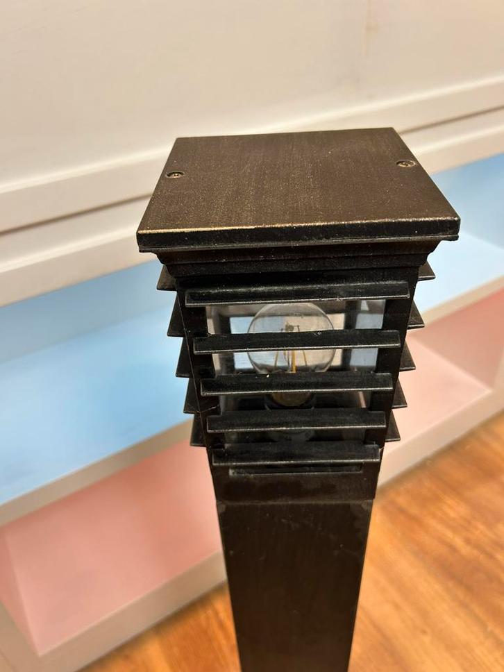 6x Philips Buitenlamp PATIO GRIJS 1,04m, Tuin en Terras, Buitenverlichting, Zo goed als nieuw, Wandlamp, Aluminium, Minder dan 50 watt