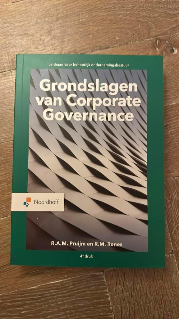 R.A.M. Pruijm - Grondslagen van corporate governance, Boeken, Economie, Management en Marketing, Nieuw, Management, Ophalen of Verzenden