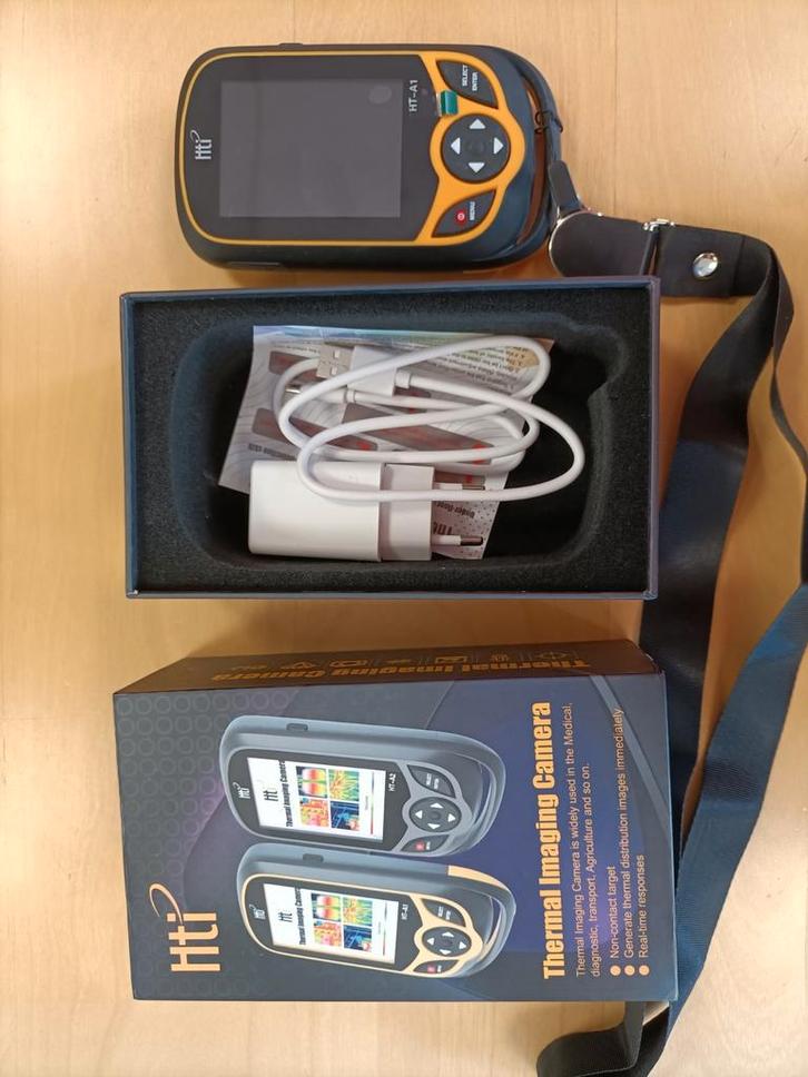 HTi Warmtebeeldcamera HT-A1 - Perfect voor inspectie!, Doe-het-zelf en Verbouw, Meetapparatuur, Nieuw, Temperatuur, Ophalen