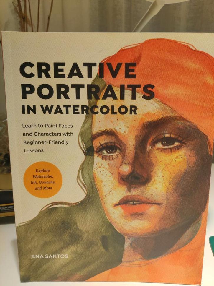 Creative portraits in watercolor Ana Santos, Hobby en Vrije tijd, Schilderen, Nieuw, Ophalen of Verzenden