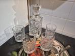 Bohemia Kristallen karaf set met glazen zware kwaliteit, Verzamelen, Ophalen of Verzenden, Zo goed als nieuw, Waterglas