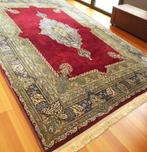 Groot Oosters wollen vloerkleed Perzisch tapijt Kirman, Rood, 200 cm of meer, Ophalen of Verzenden, Zo goed als nieuw