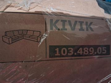 Nieuw. Grijze IKEA Kivik Hoekbank hoes - afbeelding 1