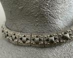 Hals ketting/choker zilverkleurig [v], Ophalen of Verzenden, Nieuw, Zilver, Overige materialen