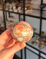Prachtige crazy lace agaat bol, Ophalen of Verzenden