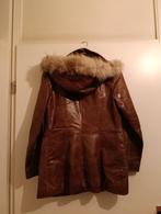 Vintage leren jas, Ophalen, Zo goed als nieuw, Maat 36 (S), Bruin