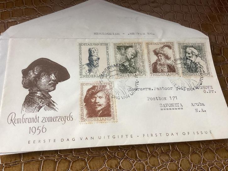 No5167 E25 gelopen Aruba Heb ook van Nederland jaargangen, Postzegels en Munten, Postzegels | Eerstedagenveloppen, Beschreven