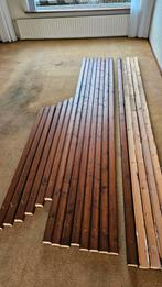 Massief houten balken, Doe-het-zelf en Verbouw, Plinten en Afwerking, Ophalen, Gebruikt, Overige materialen, Overige typen