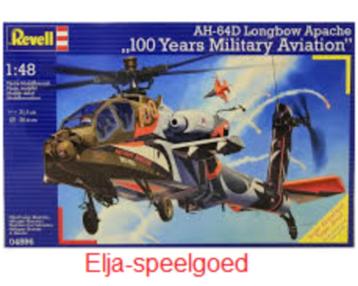 MODELBOUW Revell 1:48 AH-64 D APACHE 4896 Helikopter beschikbaar voor biedingen