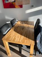 Robuuste bruine tafel 150 x 85 cm, Ophalen, 100 tot 150 cm, 50 tot 100 cm, Zo goed als nieuw