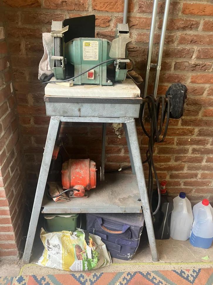 Polijstmachine voor bv aluminium en rvs, Doe-het-zelf en Verbouw, Gereedschap | Overige machines, Gebruikt, Ophalen of Verzenden