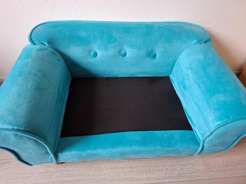 Honden sofa turquoise, Dieren en Toebehoren, Hondenmanden, Nieuw, Ophalen