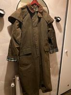 Lange wax jas maat L, Ophalen, Zo goed als nieuw, Maat 38/40 (M), Bruin