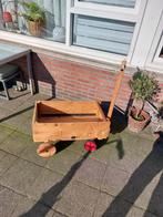 Houten bolderkar, Ophalen, Opvouwbaar, Gebruikt