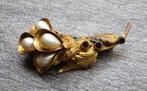 Om1900-1925 Broche Sieraad Speld Sierspeld Floraal Frankrijk, Sieraden, Tassen en Uiterlijk, Antieke sieraden, Ophalen of Verzenden